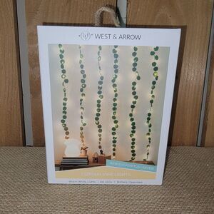 2 Boxes LED Eucalyptus Vine Curtain String Lights, 66 LEDs, West & Arrow, NIB